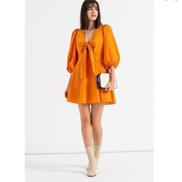 Ted Baker Jozelyn Bow Front Mini Dress NWT - Picture 6 of 16